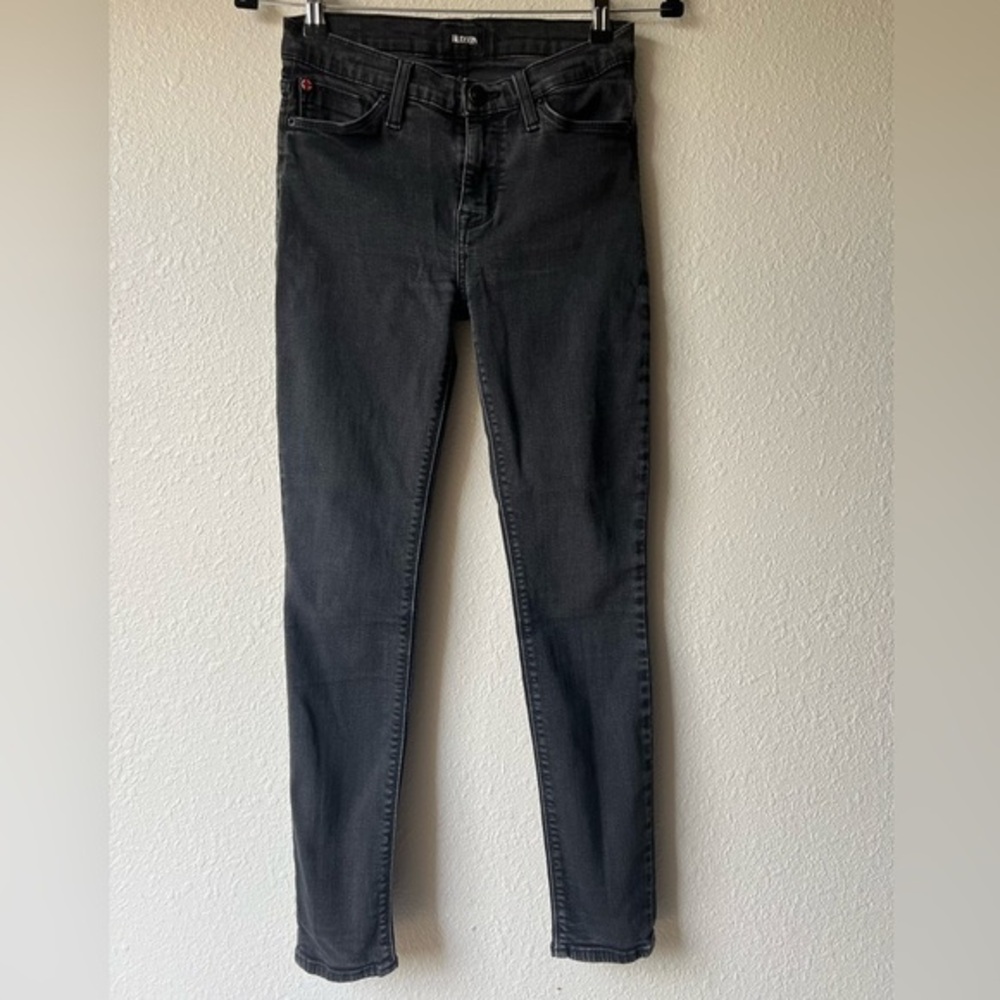 Hudson Fade Black Skinny Jeans
